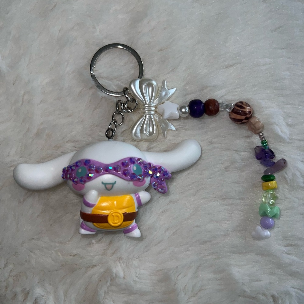 hello kitty x tmnt keychain